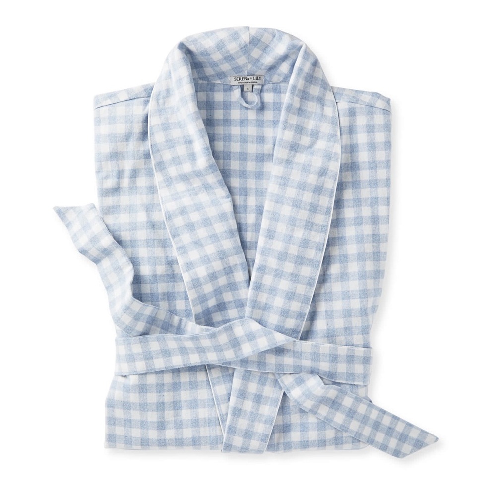 Serena and lily dalton flannel robe